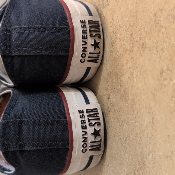 Converse Canvas Sneakers Navy White - Size 9 - Picture 4 of 10